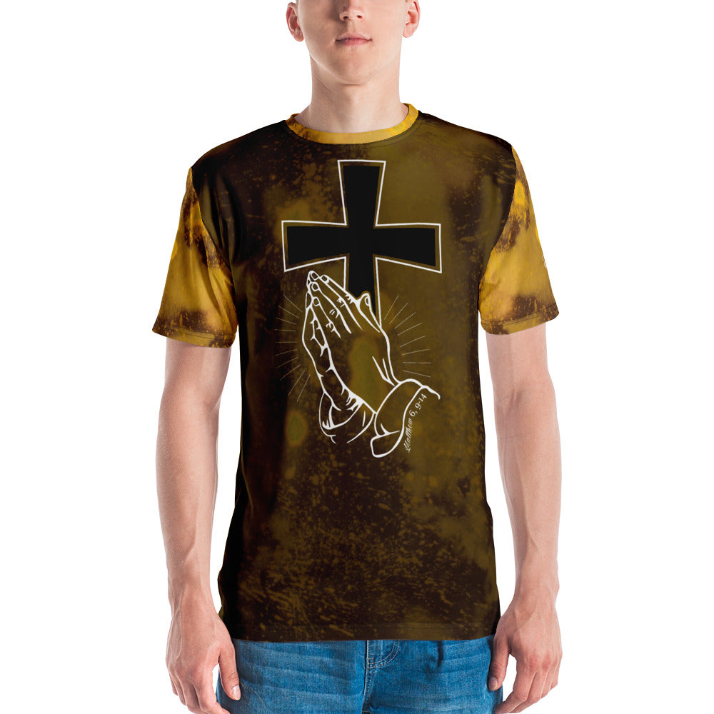 Men's Lords Prayer Shirt-Graphic Tee-Digital Rawness