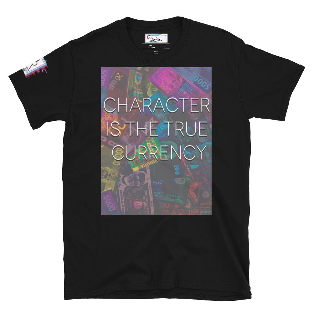 True Currency Graphic T-Shirt-Self Esteem Shirt-Digital Rawness