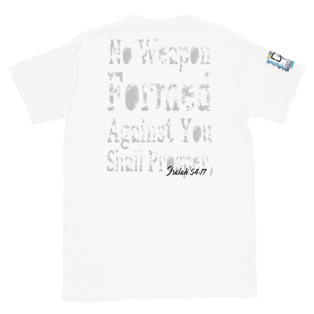 Isaiah 54:17 | No Weapon Formed | Unisex Christian Shirt-Graphic Tee-Digital Rawness