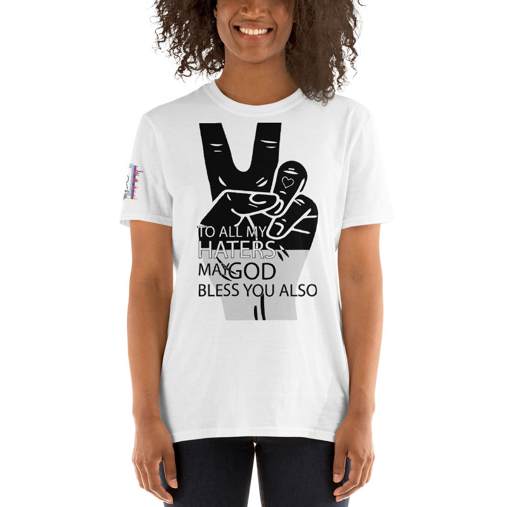 PEACE To All My Haters Unisex Graphic Christian Shirt-Digital Rawness