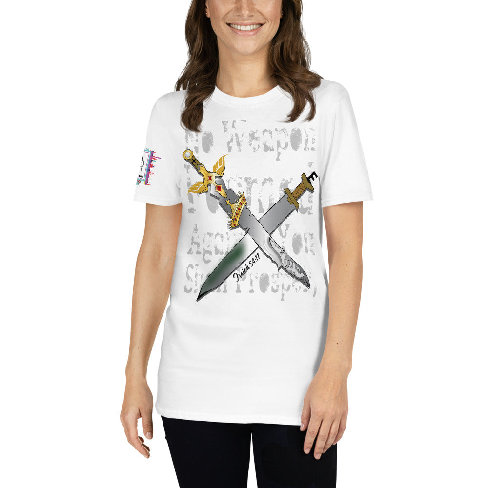 Isaiah 54:17 | No Weapon Formed | Unisex Christian Shirt-Graphic Tee-Digital Rawness