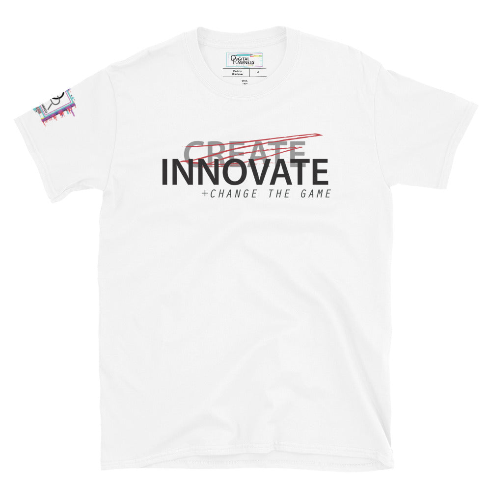Innovate +Change The GAME Unisex Graphic T-Shirt (Color Options)-Graphic Tee-Digital Rawness
