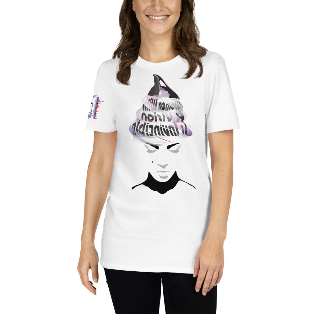 A Women With A Vision Is Invisible Empowerment Women's Shirt-Women Casual-Digital Rawness