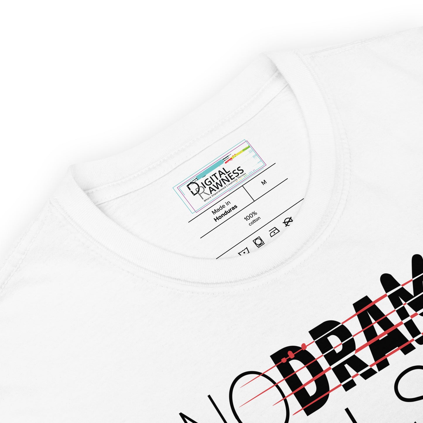 No Drama, Just COMMA$ Unisex Graphic T-Shirt-Digital Rawness